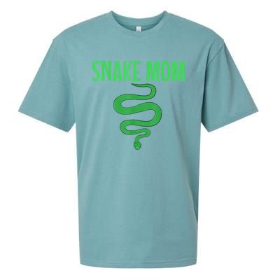 Snake Mom Reptile Python Boa Mommy Herpetologist Sueded Cloud Jersey T-Shirt