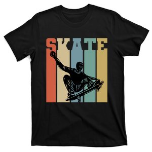 Skateboarding Man Retro Skate Hobby Sport Lover Skater Gift T-Shirt