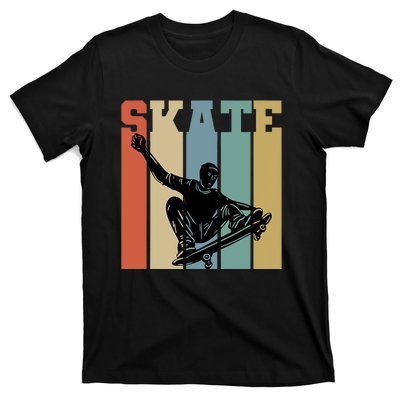 Skateboarding Man Retro Skate Hobby Sport Lover Skater Gift T-Shirt