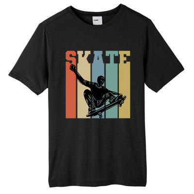 Skateboarding Man Retro Skate Hobby Sport Lover Skater Gift Tall Fusion ChromaSoft Performance T-Shirt