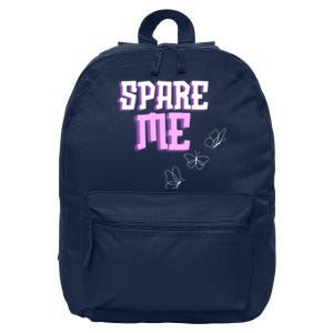 Spare Me Reality Tv Show Meme Doggie 16 in Basic Backpack