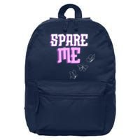 Spare Me Reality Tv Show Meme Doggie 16 in Basic Backpack