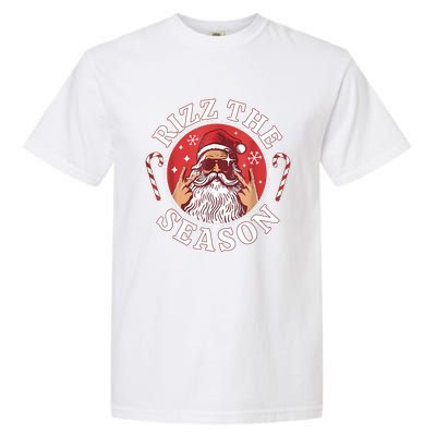 Santa Merry Rizz Mas Middle School Christmas Rizz The Season Garment-Dyed Heavyweight T-Shirt