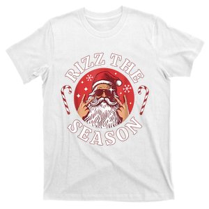 Santa Merry Rizz Mas Middle School Christmas Rizz The Season T-Shirt