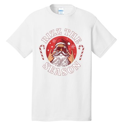 Santa Merry Rizz Mas Middle School Christmas Rizz The Season Tall T-Shirt