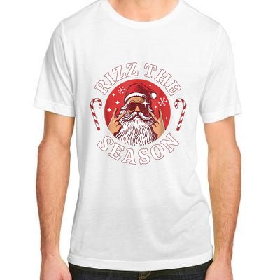 Santa Merry Rizz Mas Middle School Christmas Rizz The Season Adult ChromaSoft Performance T-Shirt