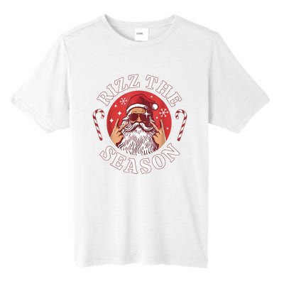 Santa Merry Rizz Mas Middle School Christmas Rizz The Season Tall Fusion ChromaSoft Performance T-Shirt