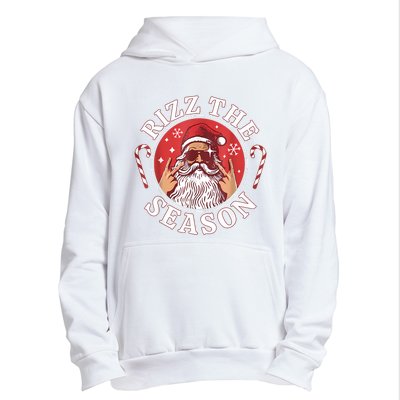 Santa Merry Rizz Mas Middle School Christmas Rizz The Season Urban Pullover Hoodie