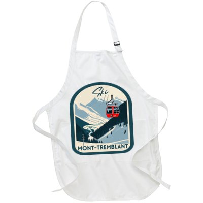 Ski Monttremblant Retro Vintage Style Monttremblant Skiing Apron