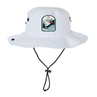 Ski Monttremblant Retro Vintage Style Monttremblant Skiing Bucket Hat