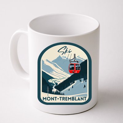 Ski Monttremblant Retro Vintage Style Monttremblant Skiing Mug