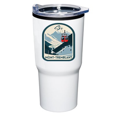 Ski Monttremblant Retro Vintage Style Monttremblant Skiing Tumbler