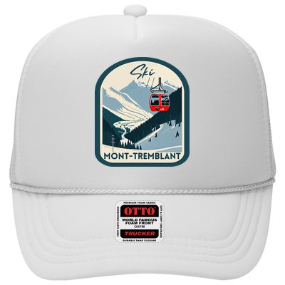 Ski Monttremblant Retro Vintage Style Monttremblant Skiing Trucker Hat