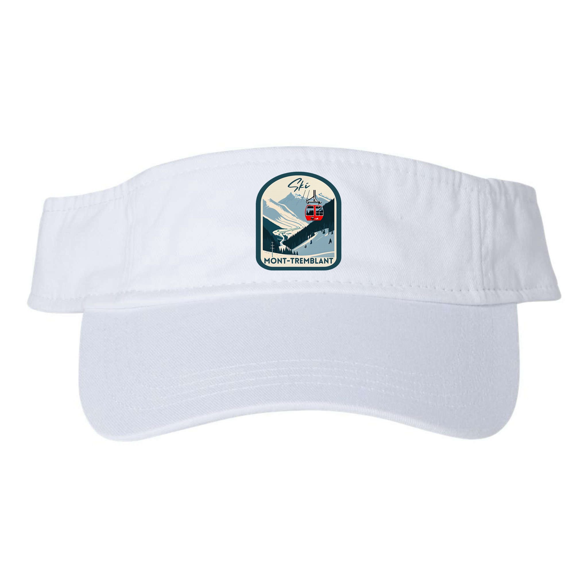 Ski Monttremblant Retro Vintage Style Monttremblant Skiing Visor
