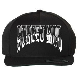 Street Mob Records Old English Wool Snapback Cap