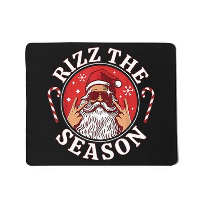 Santa Merry Rizz Mas Middle School Christmas Rizz The Season Mousepad