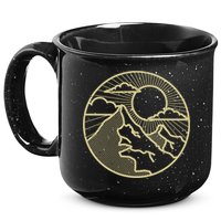 Sunset Mountain Retro 15oz Campfire Ceramic Mug