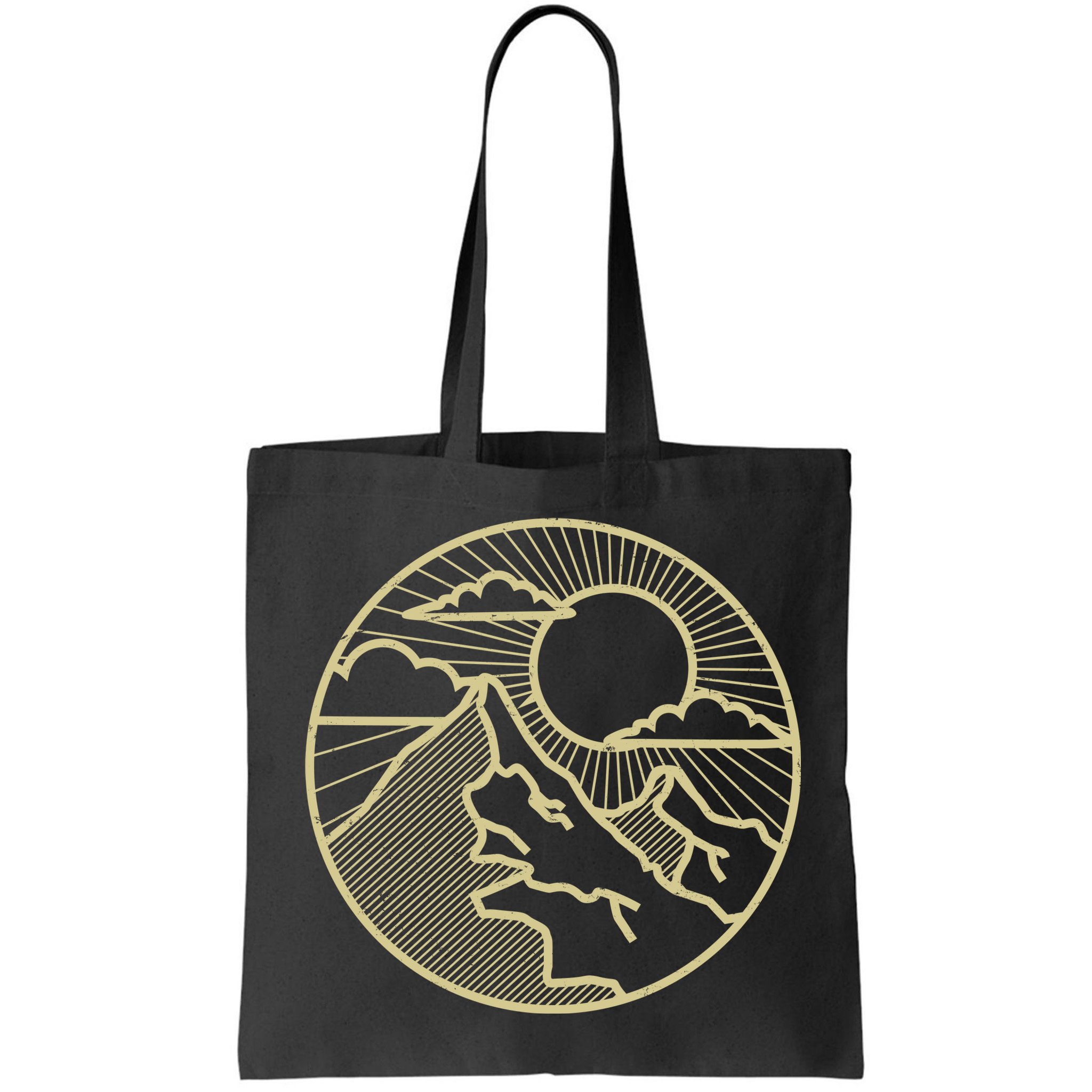 Sunset Mountain Retro Bag