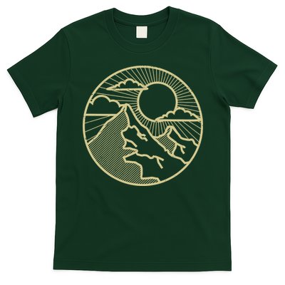 Sunset Mountain Retro T-Shirt