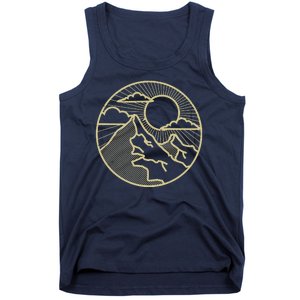 Sunset Mountain Retro Tank Top