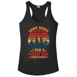 Some Moms Run A Tight Ship I Run A Pirate Ship Family Gift Ladies PosiCharge Competitor Racerback Tank