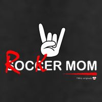 Soccer Mom Rocker Mom Rock Rebellious And Fun 7 Panel Mesh Trucker Snapback Hat