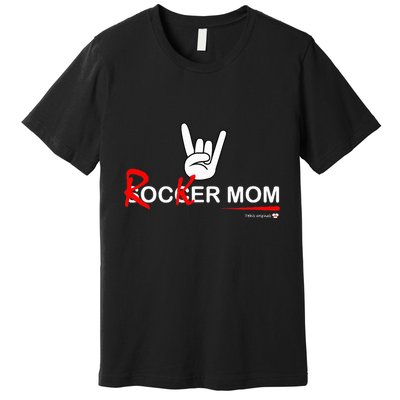 Soccer Mom Rocker Mom Rock Rebellious And Fun Premium T-Shirt