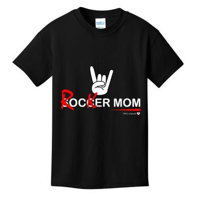 Soccer Mom Rocker Mom Rock Rebellious And Fun Kids T-Shirt
