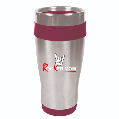 Soccer Mom Rocker Mom Rock Rebellious And Fun 16oz Travel Tumbler