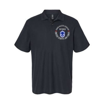 Senior Master Sergeant Retired Retirement Softstyle Adult Sport Polo