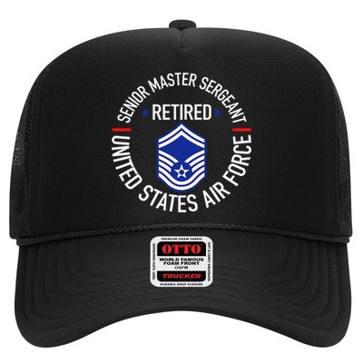 Senior Master Sergeant Retired Retirement Trucker Hat