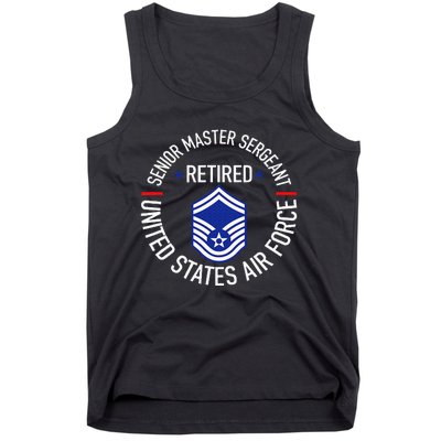 Senior Master Sergeant Retired Retirement Tank Top