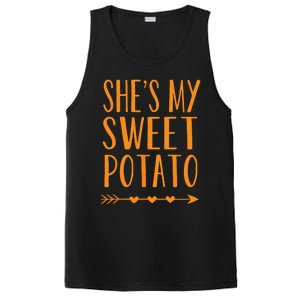 Shes My Sweet Potato Thanksgiving Halloween Matching Couple PosiCharge Competitor Tank