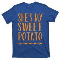 Shes My Sweet Potato Thanksgiving Halloween Matching Couple T-Shirt