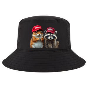 Social Media Star Peanut The Squirrel & Fred The Raccoon Cool Comfort Performance Bucket Hat