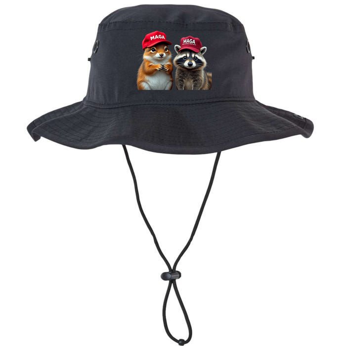 Social Media Star Peanut The Squirrel & Fred The Raccoon Legacy Cool Fit Booney Bucket Hat