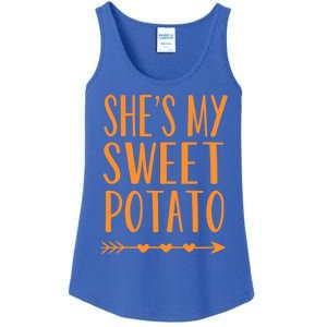 SheS My Sweet Potato Thanksgiving Halloween Matching Couple Meaningful Gift Ladies Essential Tank