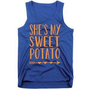 SheS My Sweet Potato Thanksgiving Halloween Matching Couple Meaningful Gift Tank Top