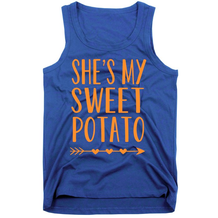 SheS My Sweet Potato Thanksgiving Halloween Matching Couple Meaningful Gift Tank Top