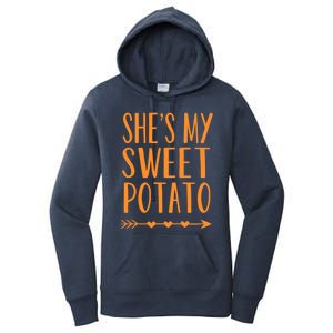 SheS My Sweet Potato Thanksgiving Halloween Matching Couple Meaningful Gift Women's Pullover Hoodie