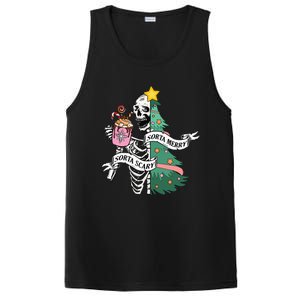 Sorta Merry Sorta Scary Christmas Christmas Skeleton  PosiCharge Competitor Tank