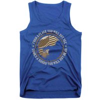 Sniper Military Sharpshooter Usa You Will Not See Hear Gift Tank Top