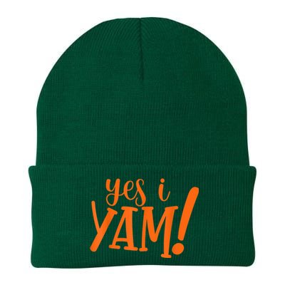 She's My Sweet Potato I YAM Thanksgiving Couple's Matching Knit Cap Winter Beanie