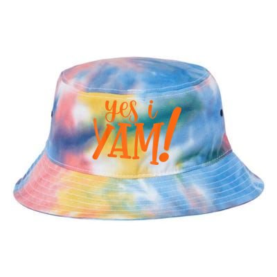 She's My Sweet Potato I YAM Thanksgiving Couple's Matching Tie Dye Newport Bucket Hat