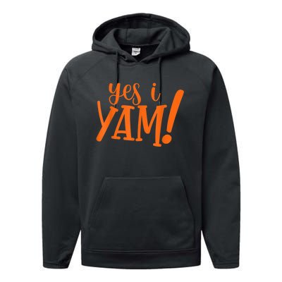 She's My Sweet Potato I YAM Thanksgiving Couple's Matching Performance Fleece Hoodie