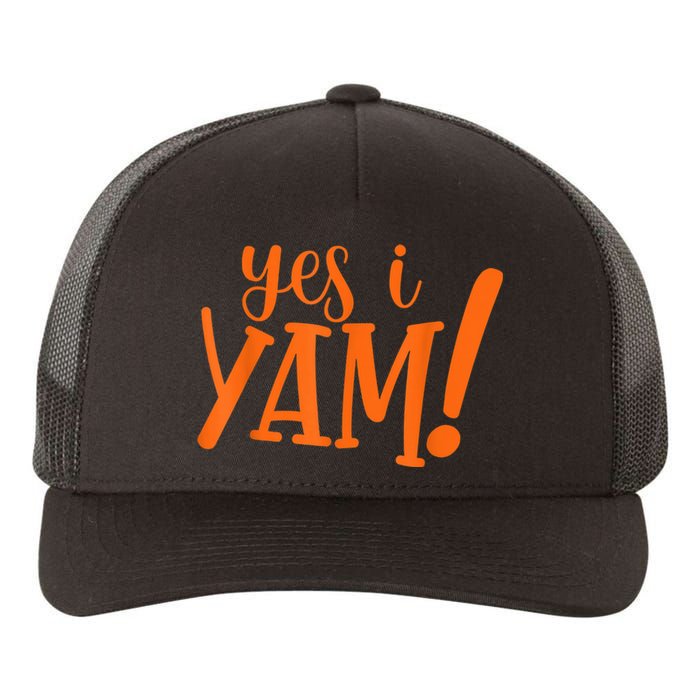 She's My Sweet Potato I YAM Thanksgiving Couple's Matching Yupoong Adult 5-Panel Trucker Hat