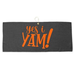 She's My Sweet Potato I YAM Thanksgiving Couple's Matching Large Microfiber Waffle Golf Towel