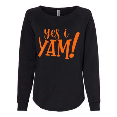 She's My Sweet Potato I YAM Thanksgiving Couple's Matching Womens California Wash Sweatshirt