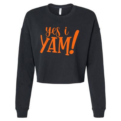 She's My Sweet Potato I YAM Thanksgiving Couple's Matching Cropped Pullover Crew