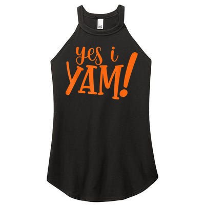 She's My Sweet Potato I YAM Thanksgiving Couple's Matching Women's Perfect Tri Rocker Tank